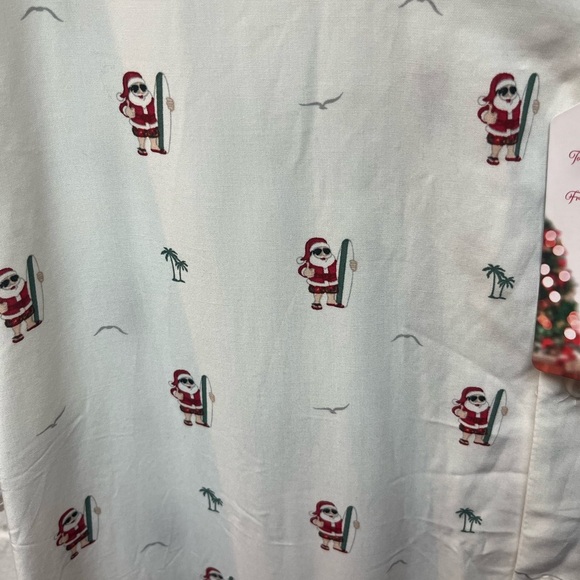 Denim and Flower Christmas Shirt.
Santa lifeguard, surfboard - Picture 5 of 5